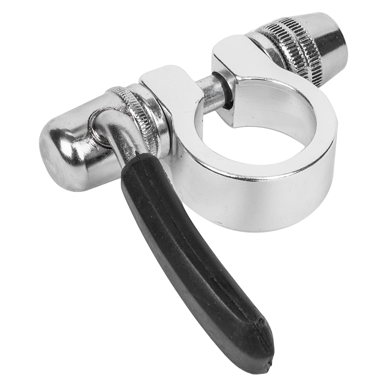 Silver Alloy Seat Clamp with Chromoly Quick Release 